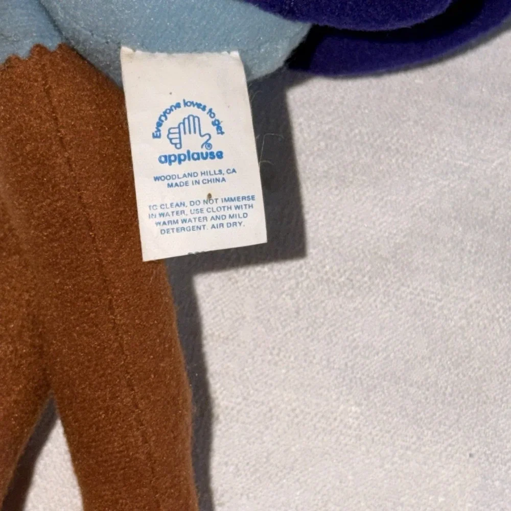1994 Road Runner Plush Stuffed Toy Vintage Applause Looney Tunes Coyote